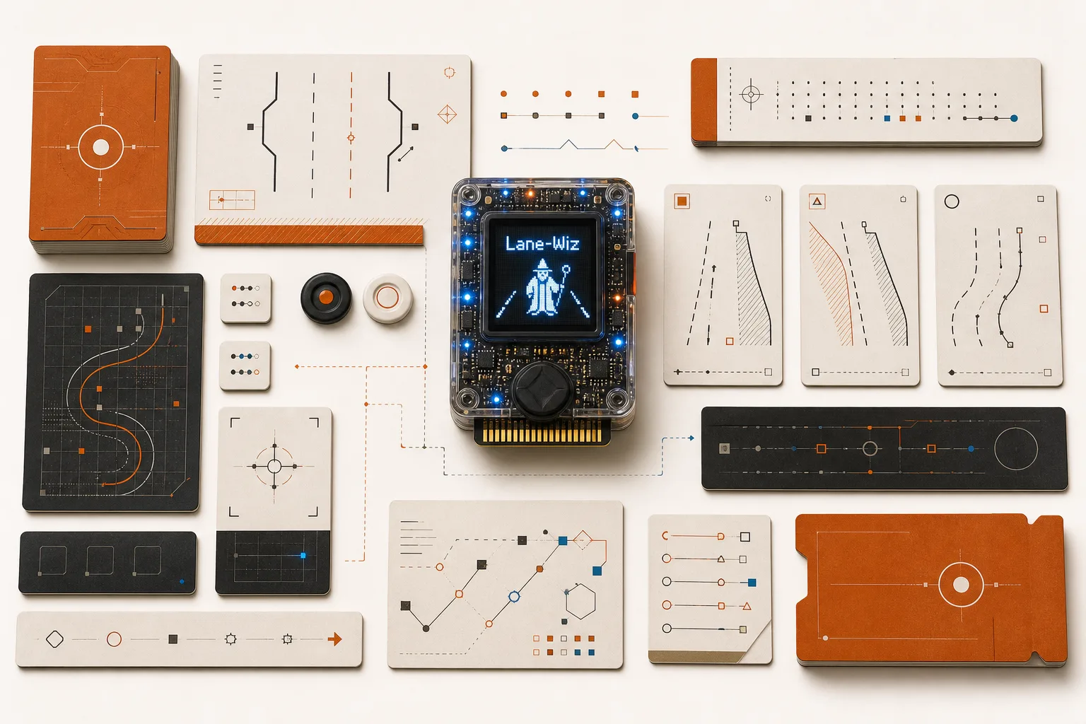 Stop AI From Drifting Off Task flat-lay product system artwork